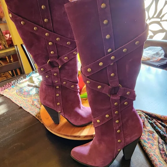 Carlos Santana purple boots Size 7 - Picture 4 of 8